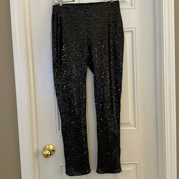 Sequin straight cut pants - Picture 1 of 5